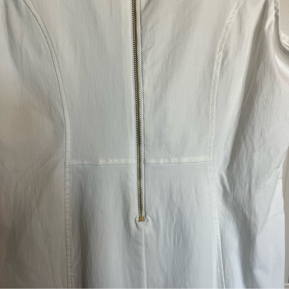 Nina Leonard Ivory Sleeveless Dress Size M - Picture 6 of 7